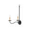 Saxon 2 - Light LED Candle Wall Light-1019814715