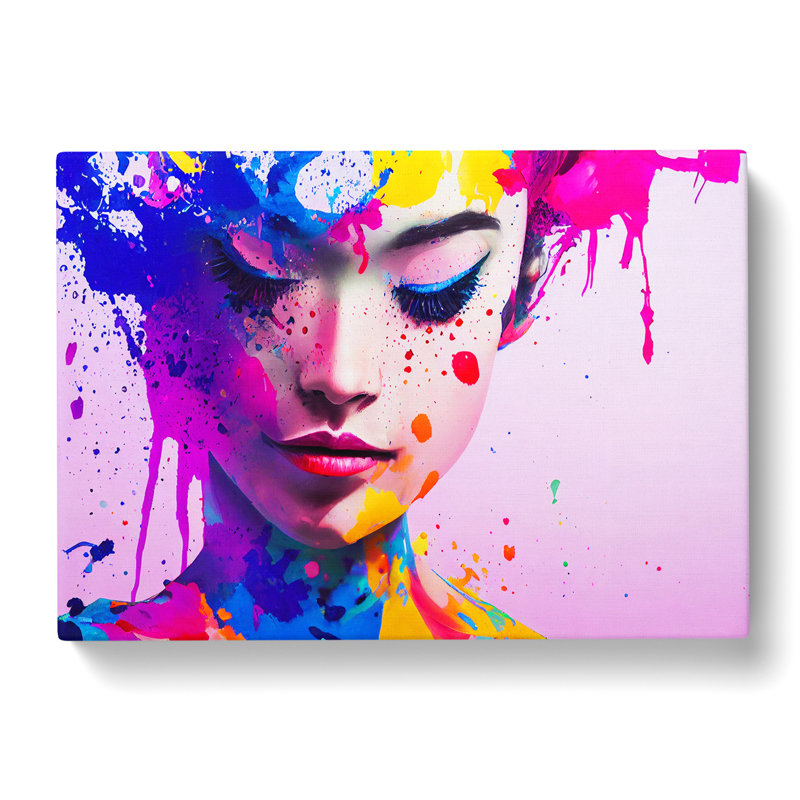 The Painted Woman Vol.2 Abstract - Wrapped Canvas, 40cm H x 60cm W x 3cm D
