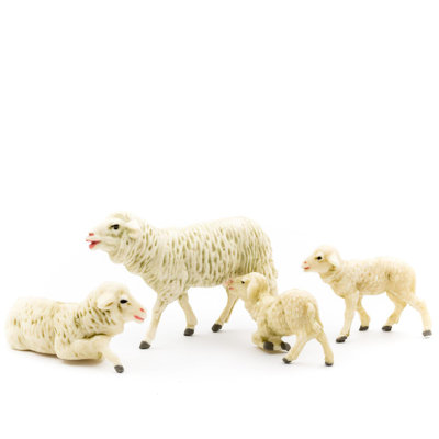 4-tlg. Schaffiguren-Set Ewe