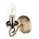 Grazian Traditional Wall Light Fitting with Scroll Arm and Pull Switch