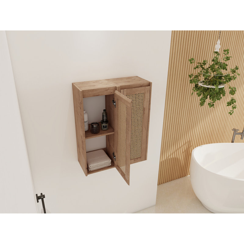 Olita Wall-Mounted Floating Bathroom Storage Cabinet