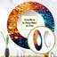 Sabiel Rainbow Infinite Intricacies - miroir mural unique arc-en-ciel, miroir traditionnel, impression d'art en métal-452468988-407677370