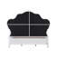 Lit en tissu Latisha et finition blanche-244739515