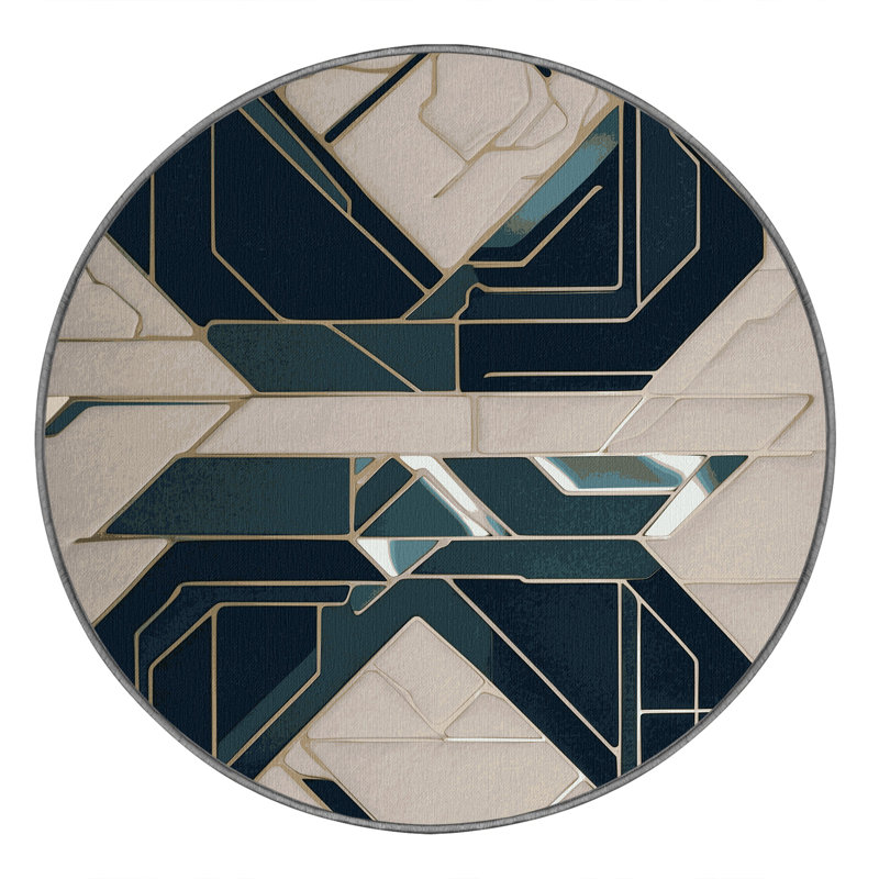 Stellar Harmony Rug, Round 8'