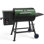 Barbecue électrique et fumoir à granules de bois avec sonde à viande et contrôle de température PID 565 po DAMNISS, vert