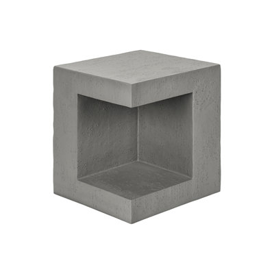 Accent Table, 25"h, Indoor Or Outdoor, Side Table, Nightstand, End, Square, Bedroom, Living Room, Contemporary, Modern