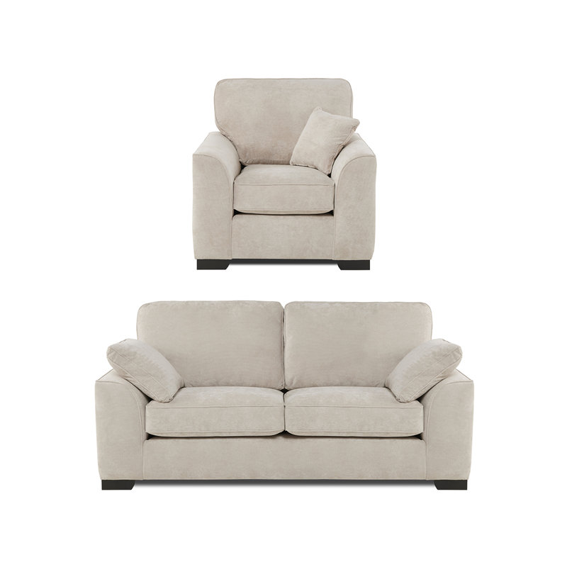 Litvak 2 - Piece Living Room Set, Silver