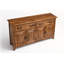 Buffet en bois massif 69 po Loon Peak Jamya - Finition noyer clair, entièrement assemblé, rustique-1553604225