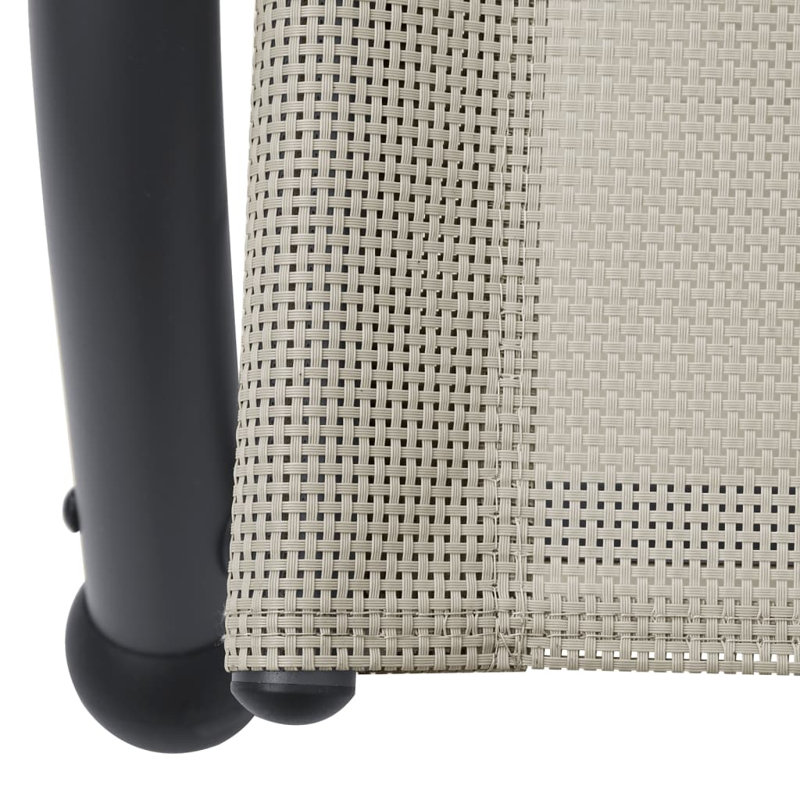 Chaise longue simple Paizlei, gris