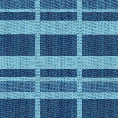 Tapis décoratif géométrique bleu Scala