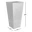 Acerra Square Taper Planter-433828869