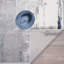 Tapis abstrait bleu / gris-150073081