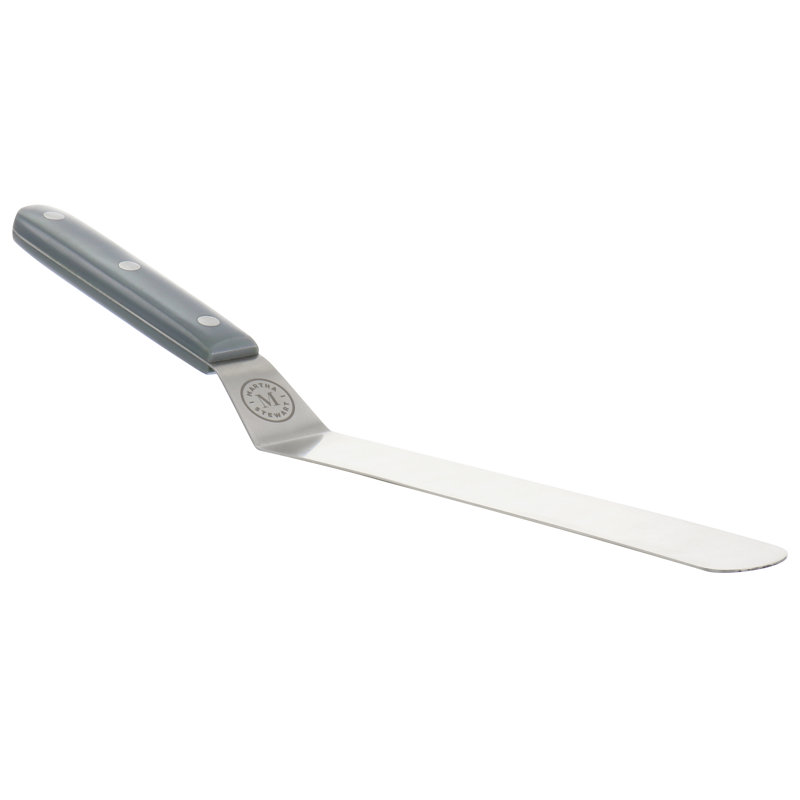 Épandeur décalé gris acier inoxydable Martha Stewart