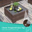 Ensemble de mobilier d'extérieur en osier 7 pièces, canapé modulaire en rotin, ensemble de conversation avec coussin et table basse, pour le jardin de la piscine-1711230816-1711230818