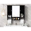 Armoire de salle de bain avec barre à serviettes et miroir - Espace de rangement pratique et pratique pour garder votre rangement bien organisé-1283224475-1283224453