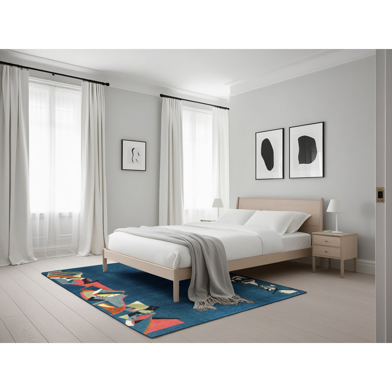Milahni Abstract Indoor Rug, Rectangle 5' x 7'