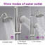 Système de douche complet avec pommeau de douche, douchette et barre de douche réglables en hauteur-71421559