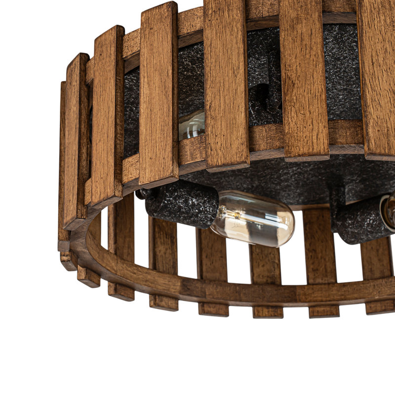Plafonnier encastré cylindrique 4 lumières