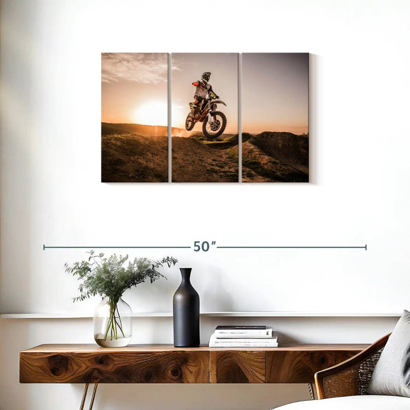 Dirt Bike Racer, H 20 po x l 33 po