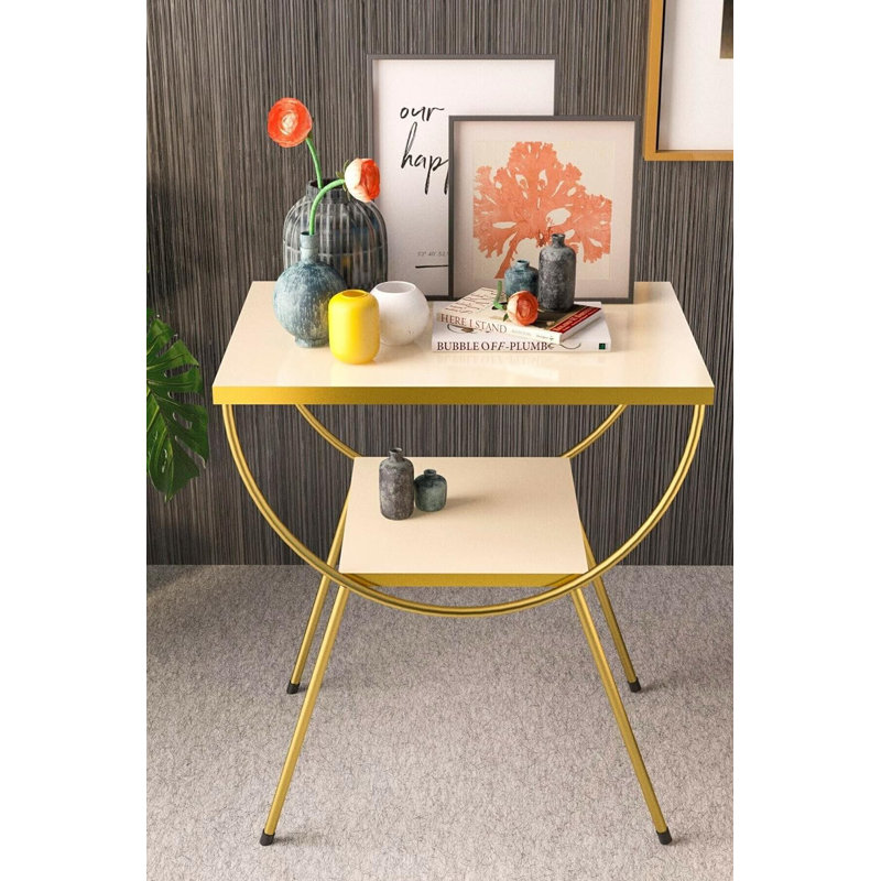 Amiyah 18cm Console Table, Cream White