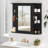 Bathroom Mirror Cabinet Wall Mounted, Bathroom Medicine Cabinet With Mirror And 6 Open Shelves, Bathroom Wall Cabinet Medicine Cabinet For Bathroom-99529399