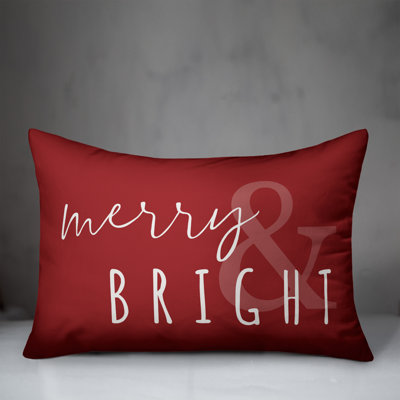  Merry and Bright Lumbar Pillow Cover