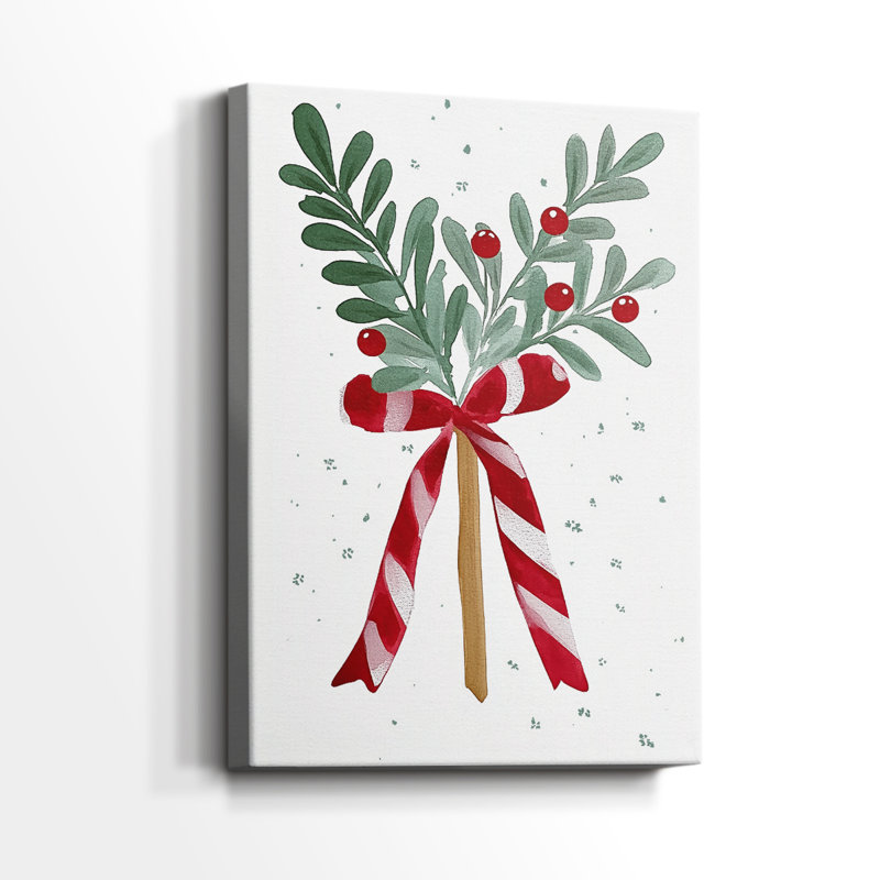 Art des Fêtes de Noël - Toile tendue avec châssis DCCCLX, H 18 po x l 12 po