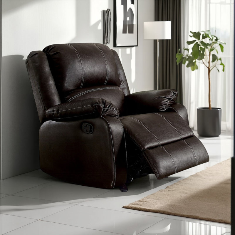 Fauteuil inclinable Palmyra Motion, Brun