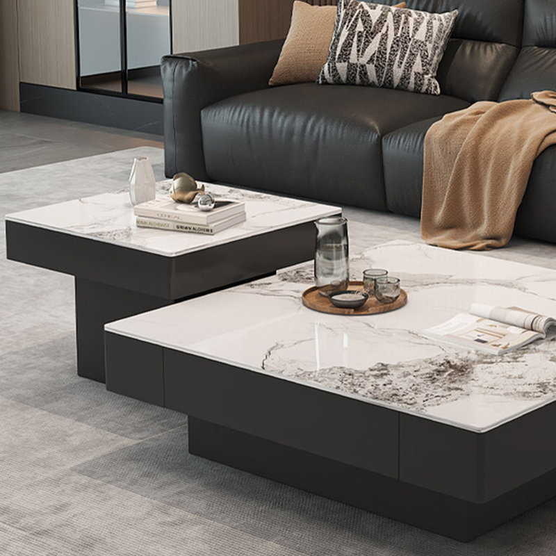 Table basse Light Luxury, H 15 po x L 39,4 po x l 39,4 po
