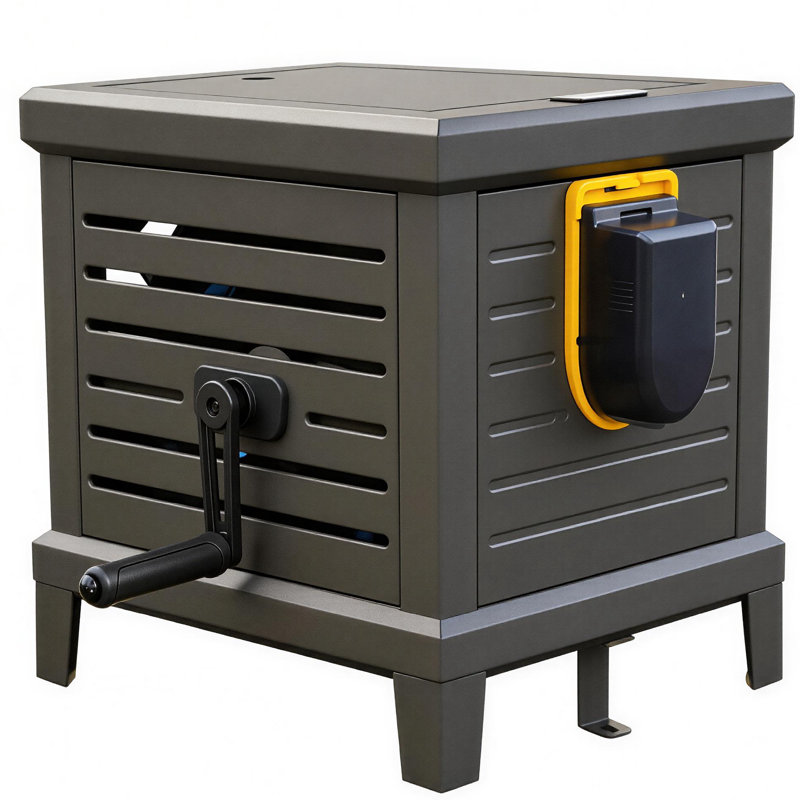 Boîte à dévidoir en métal American relhost 100 pi x 5/8 po (version à pile au lithium)
