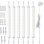 Linkable Dimmable Under Cabinet LED Lighting For Kitchen, Closet, Workbench, And Cupboard - 12 Inch Plug-In Or Hardwired Set Of Six