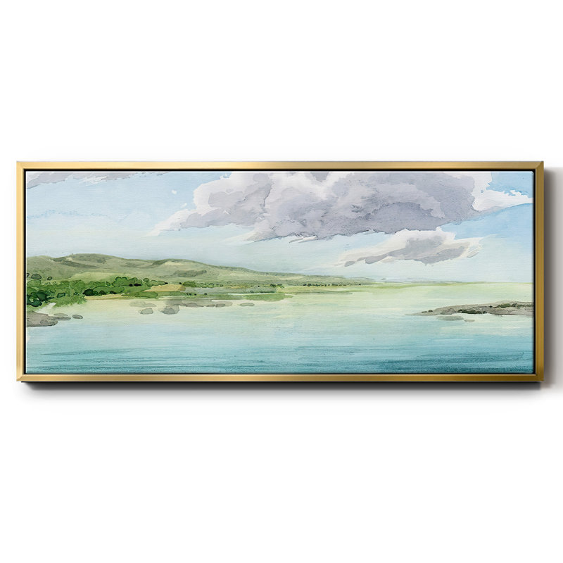 Clear Lagoon II- Framed Canvas