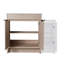 Meuble-lavabo autoportant de 42 po avec lavabo en céramique et armoires de rangement-1766340880-1766340883