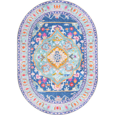 Utin Chenille Oriental Indoor Rug