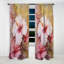 Gadsden - Rideau en hibiscus - Rideau floral occultant en velours - 1 panneau-175024477