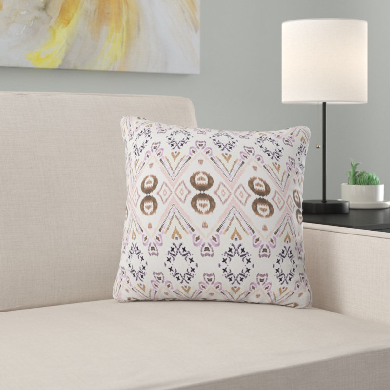 Coussin extérieur ikat, 16 po x 16 po