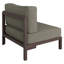 Fauteuil modulaire extérieur Peasnell en teck, accoudoir droit, finition frêne-1470996359