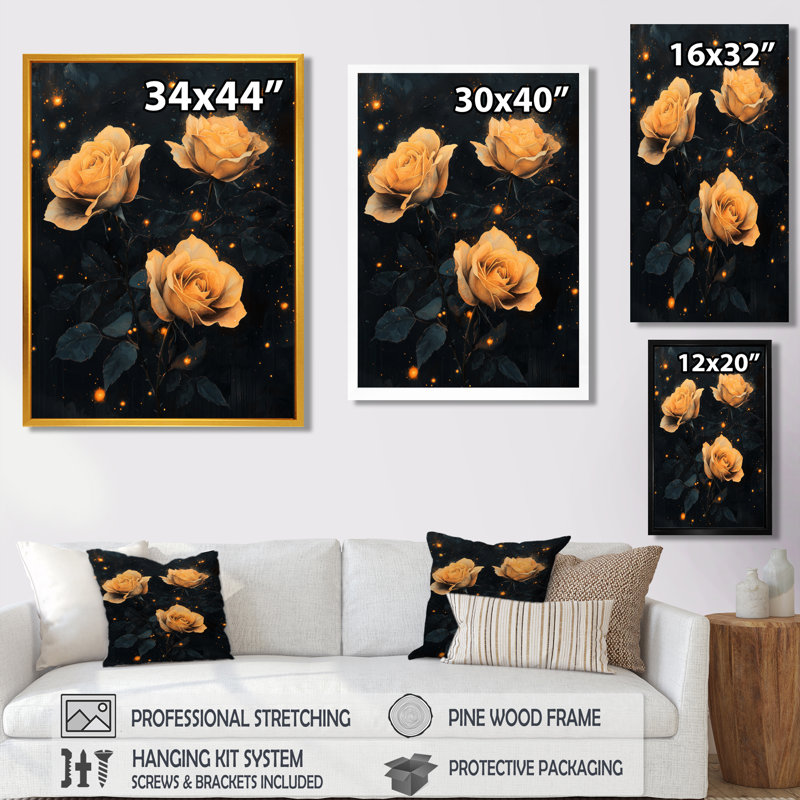 Bowdoin - impressions murales florales, H 32 po x l 16 po, Reproduction encadrée d'une seule photo, Blanc