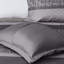 Édredon très grand lit - édredon gris / taupe à motif treillis 100%-116012061-116012063