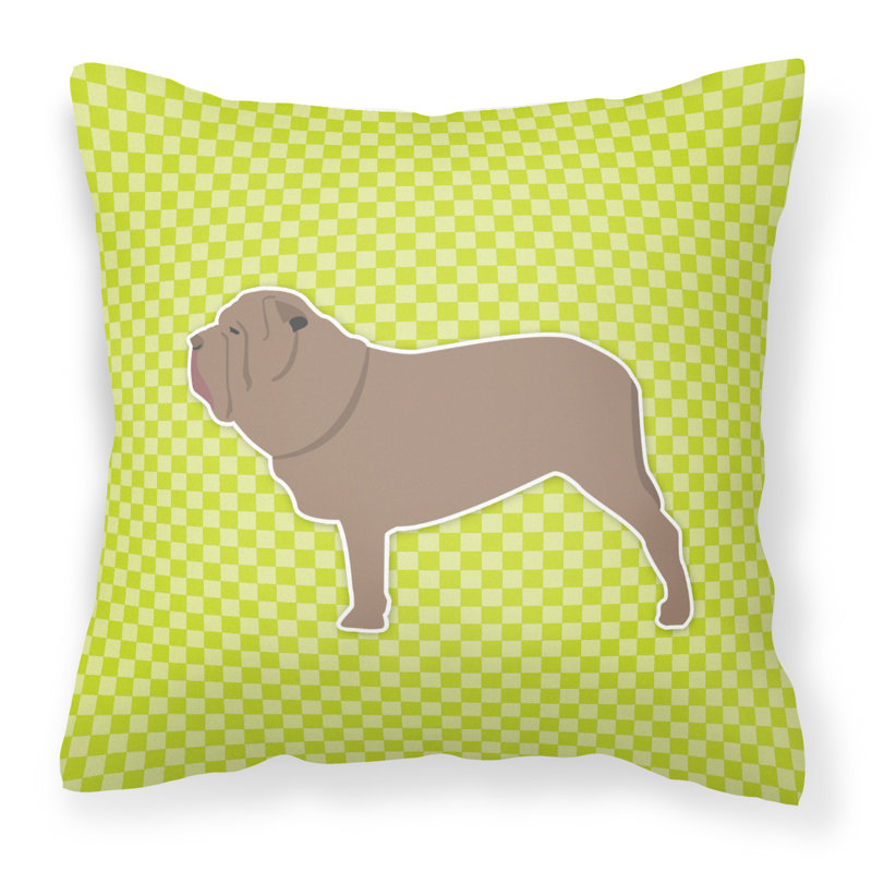 Coussin décoratif intérieur/extérieur napolitain marigid, H 18 po x l 18 po x P 3 po, Vert