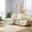 Modern Plush Sectional Sofa, Ergonomic Design For Home Living Room, Dark Grey