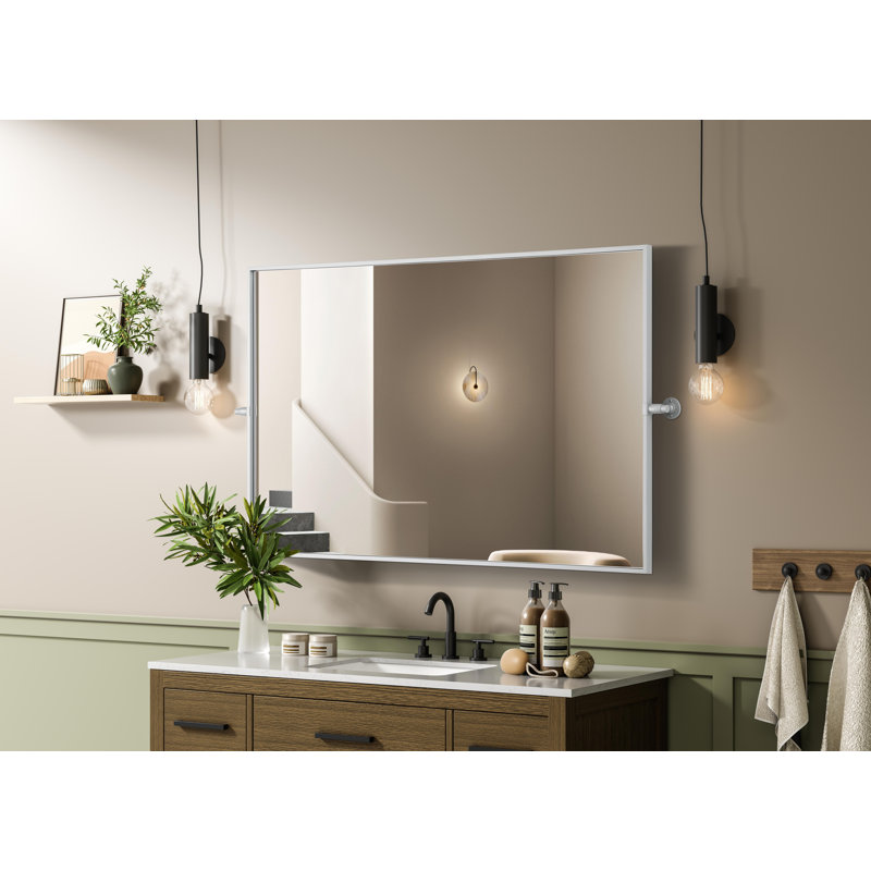 Miroir Amoura, Argent, 30 po x 48 po