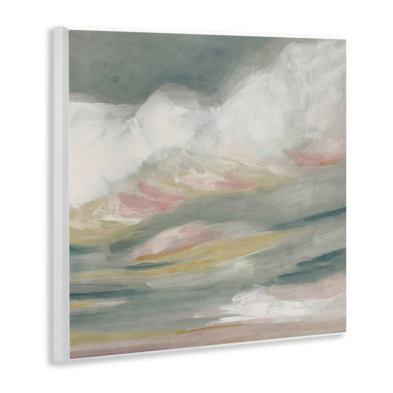 «Storm Clouds Abstraction», art mural sur bois par June Erica Vess