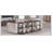 70.9 Inch Extra Long Console Table With Storage Shelves, 3-Tier Industrial Sofa Table Behind Couch, Modern Entryway Table With X-Frame Metal Design