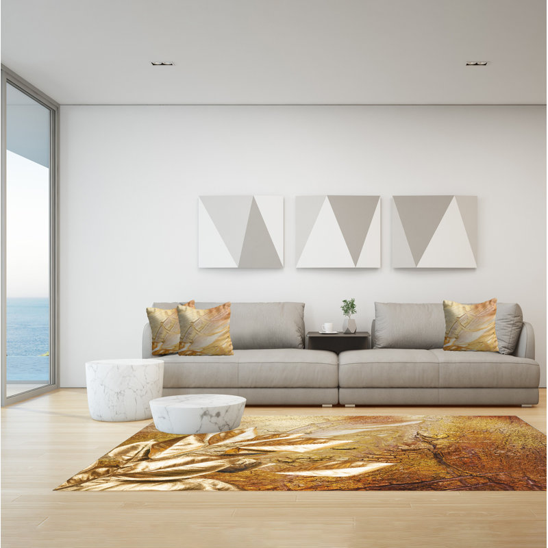 Gersham Floral Area Rug, Rectangle 140 x 200cm