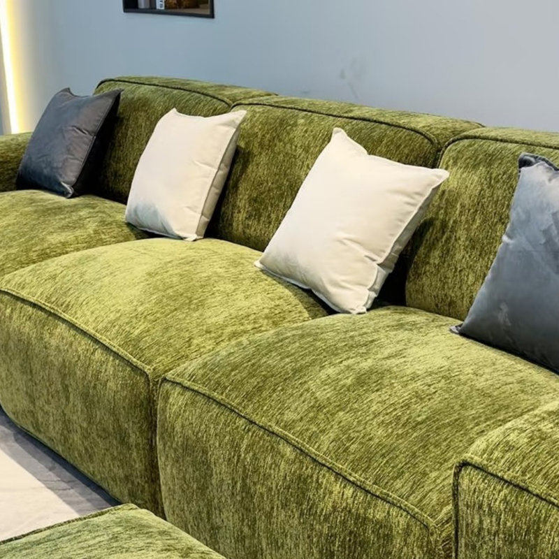 Modern Chenille Straight - line Couch