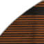Tapis intérieur / extérieur brun HorizontalStripes