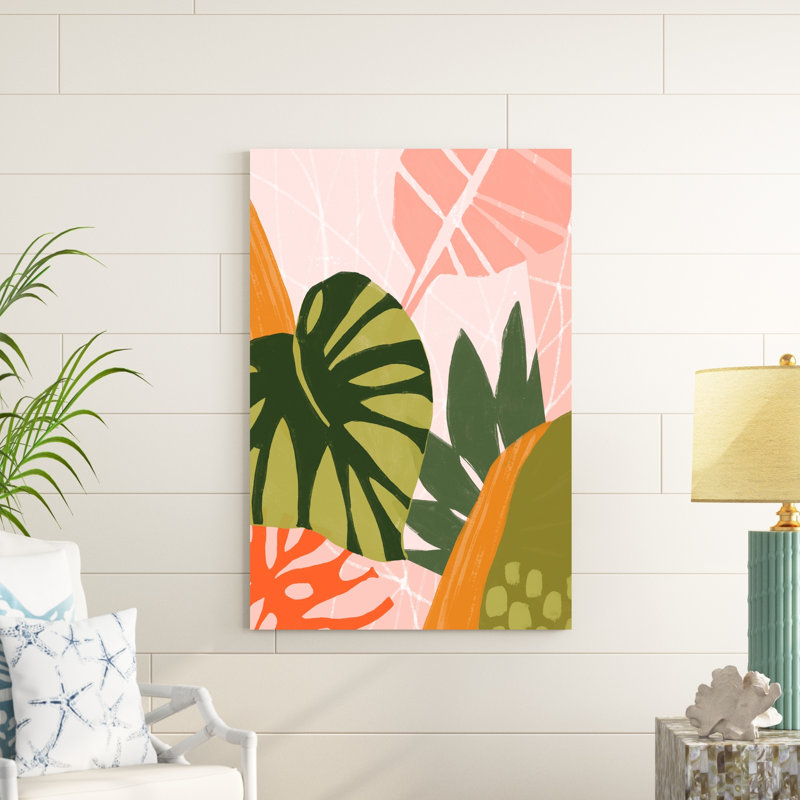 Jungle Collage I, H 48 po x l 32 po x P 1,25 po
