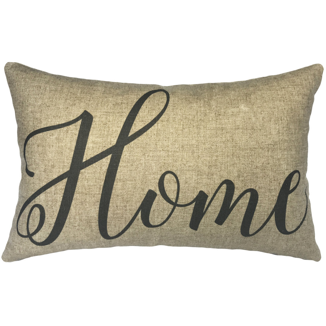 Linen Reversible Throw Pillow TheWatsonShop