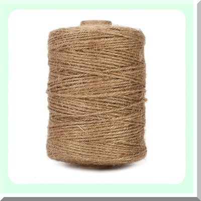 Natural Jute Twine Rope for Gardening, Packing, and Decor